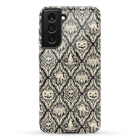 Spooky Vintage Halloween Pattern Phone Case